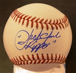 Jack Clark Autographed Baseball
