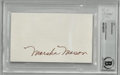 Marsha Mason Autographed 3x5 Index Card