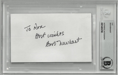 Bob Newhart Autographed Cut