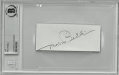 Melvin Belli Autographed Cut