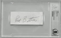 Red Buttons Autographed Cut