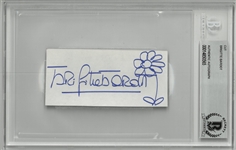 Brigitte Bardot Autographed Cut