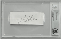 John Paul Stevens Autographed Cut