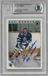Gus Bodnar Autographed 1991 Ultimate