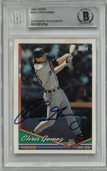 Chris Gomez Autographed 1994 Topps