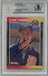 Frank Tanana Autographed 1989 Donruss