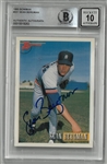 Sean Bergman Autographed 1993 Bowman