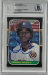 Darnell Coles Autographed 1987 Donruss