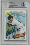 Lynn Jones Autographed 1980 Topps