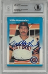 Willie Hernandez Autographed 1987 Fleer