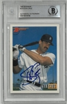 Ivan Cruz Autographed 1993 Bowman