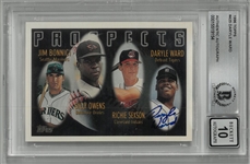 Daryle Ward Autographed 1996 Topps