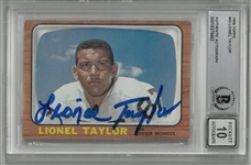 Lionel Taylor Autographed 1966 Topps