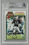 Ken Stabler Autographed 1979 Topps