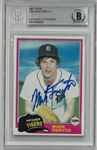 Mark Fidrych Autographed 1981 Topps