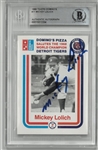 Mickey Lolich Autographed 1988 Domino's