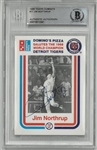 Jim Northrup Autographed 1988 Domino's