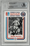 Willie Horton Autographed 1988 Domino's