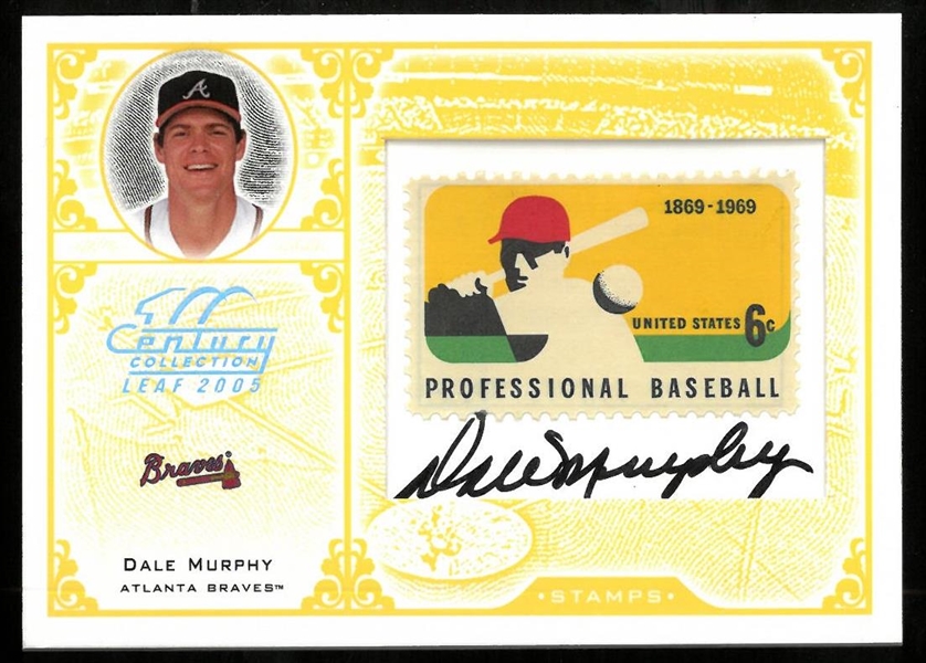 Dale Murphy Autographed 2005 Century Collection