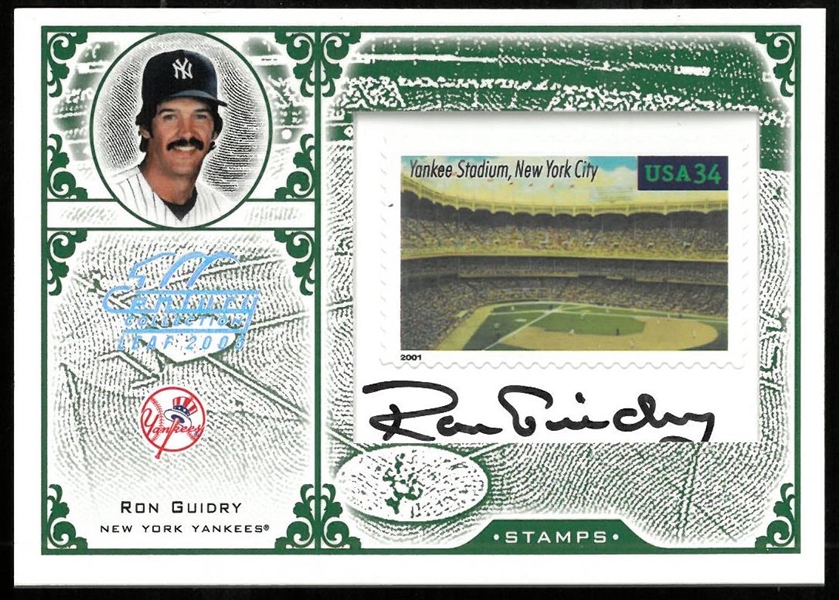 Ron Guidry Autographed 2005 Century Collection