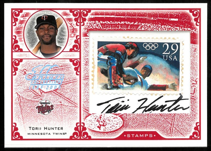 Torii Hunter Autographed 2005 Century Collection