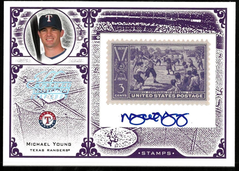 Michael Young Autographed 2005 Century Collection