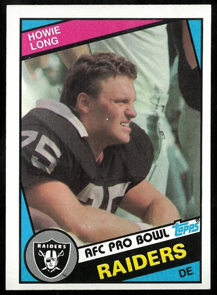 Howie Long 1984 Topps Rookie Card