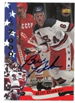 Bill Baker Autographed Miracle on Ice Card
