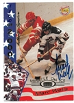 Marc Wells Autographed Miracle on Ice Card