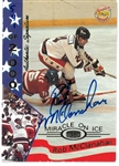 Rob McClanahan Autographed Miracle on Ice Card