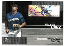 Nelson Cruz Autographed Topps Rookie Card