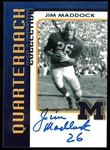 Jim Maddock Autographed Michigan Card