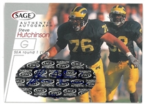 Steve Hutchinson Autographed Sage Card