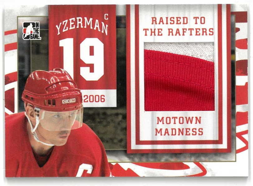 Steve Yzerman Motown Madness Jersey Card