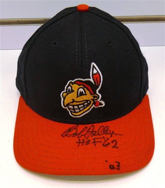 Bob Feller Autographed Indians Hat