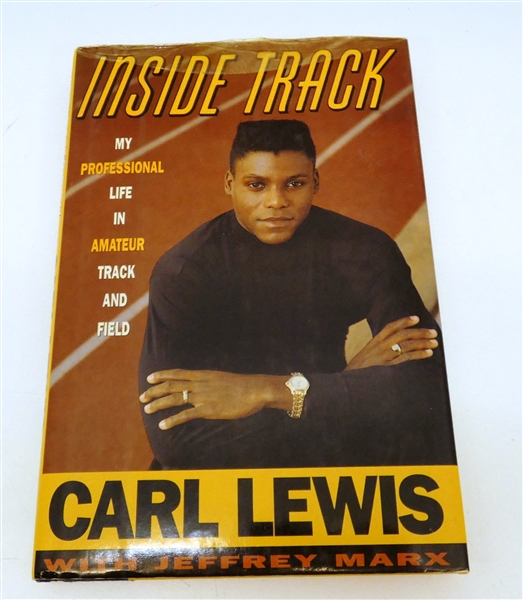 Carl Lewis Autographed Book