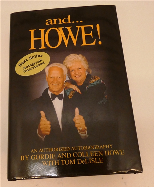 Gordie & Colleen Howe Autographed "and... Howe!" Book