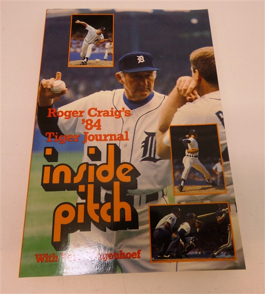 Roger Craig Autographed 1984 Tigers Book