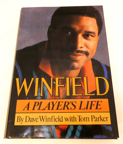 Dave Winfield Autographed Book