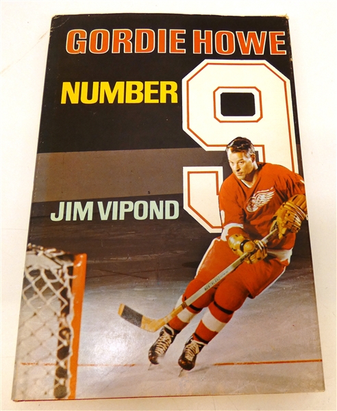 Gordie Howe Autographed Book