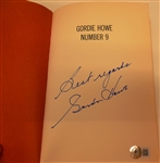 Gordie Howe Autographed Book