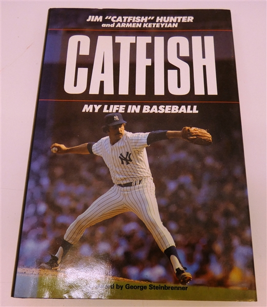 Jim "Catfish" Hunter Autographed Book