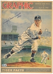 Virgil Trucks Autographed 1950 Magazine