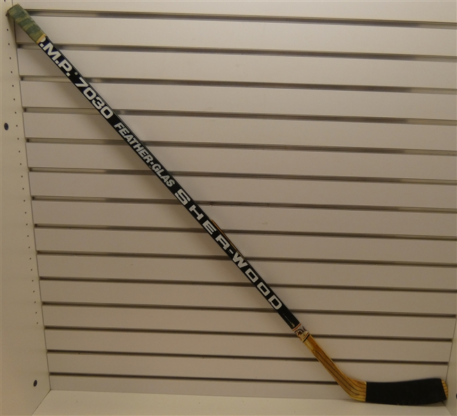Peter Zezel Game Used Stick