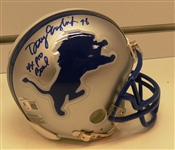 Doug English Autographed Lions Mini Helmet