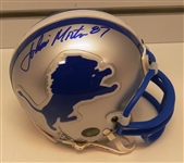Johnnie Morton Autographed Lions Mini Helmet