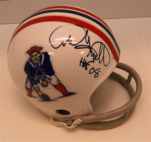 Andre Tippett Autographed Patriots Mini Helmet