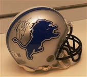 Roy Williams Autographed Lions Mini Helmet