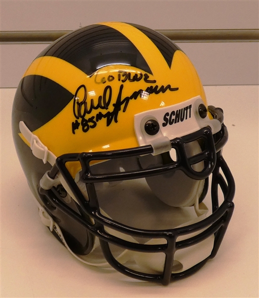 Paul Seymour Autographed Michigan Mini Helmet