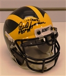 Paul Seymour Autographed Michigan Mini Helmet